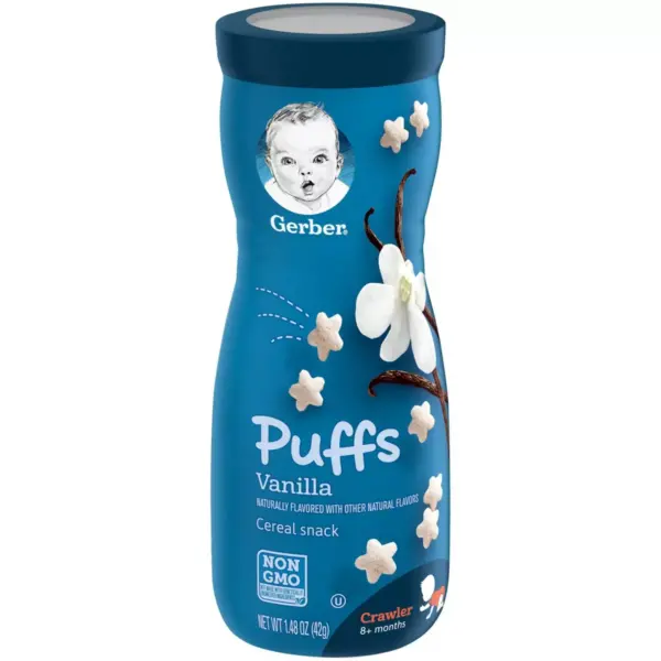 Gerber Puffs Vanilla Cereal Baby Snacks - 1.48oz