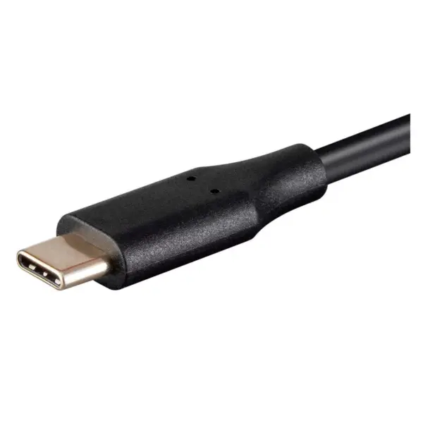 Monoprice USB Type-C to USB Type-A Data Link Cable - 6 Feet - Black | USB 3.0