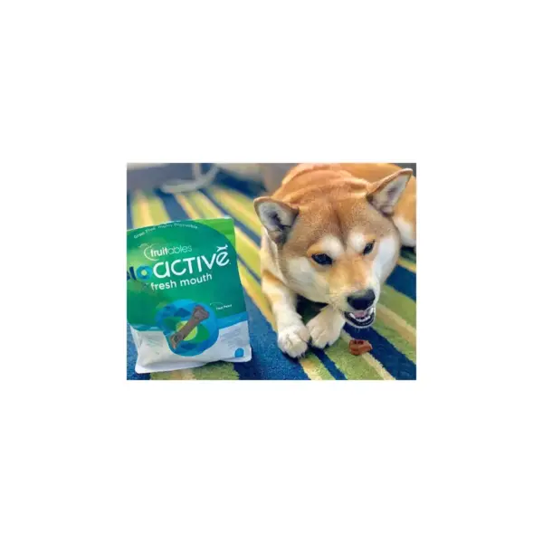 Fruitables Bioactive Dental Chews for Small Dogs One Month Supply Dog Treats - 15ct