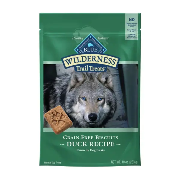 Blue Buffalo Wilderness Trail Treat Duck Recipe Grain Free Dog Treats - 10oz