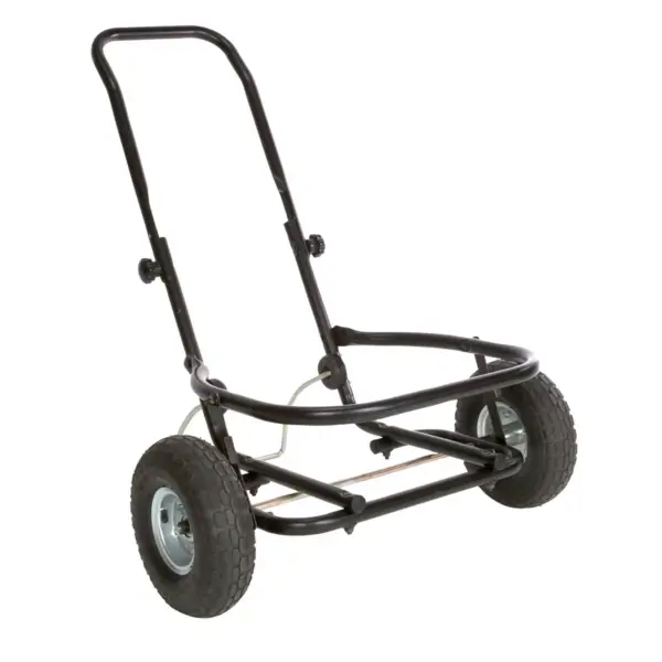 Miller Manufacturing Company CA500 Heavy Duty Multipurpose Muck Cart for 70 Quart Tubs, Black (2 Pack)