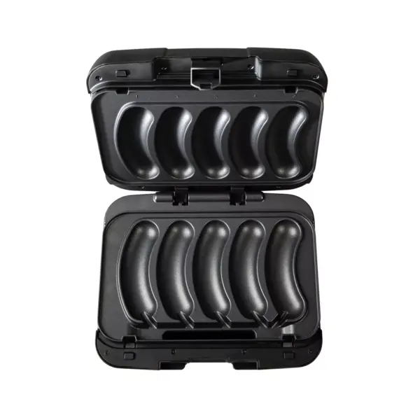 Johnsonville BTG-500 Sizzling Sausage 3-In-1 Grill Plus with Removable Cooking Plates and Customized for Links or Patties, Black