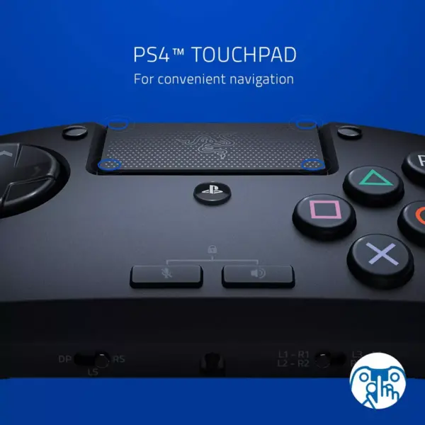 Razer Raion Fightpad for PS4 - 6 face button layout - Mechanical switch buttons