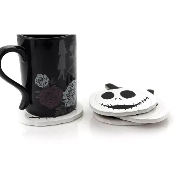 Seven20 Nightmare Before Christmas Jack Skellington Pumpkin King Drink Coasters | 4 Pack