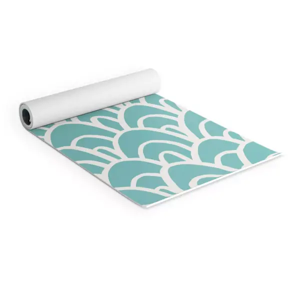 AvenieHand Drawn Wave (6mm) 24" x 70" Yoga Mat - Society6