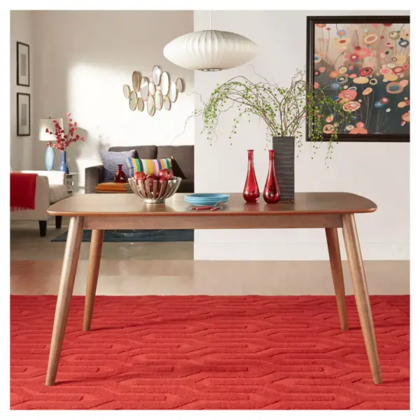 Cortland Danish Modern Dining Table Walnut - Inspire Q