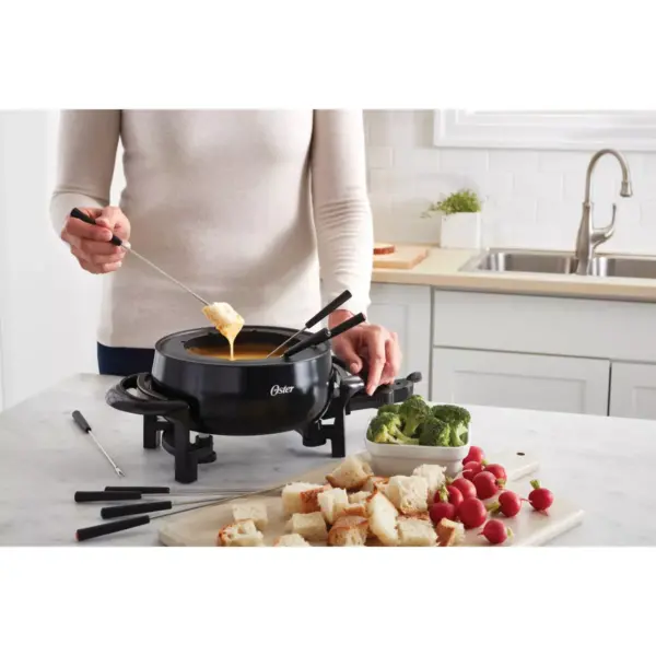 Oster DiamondForce 3qt Nonstick Fondue Pot - Black