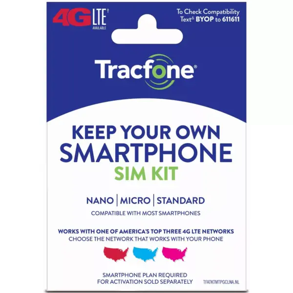 Tracfone Bring Your Own Phone SIM Activation Kit