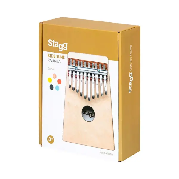 Stagg 10-Key Kid's Kalimba with Note Names Printed on Keys