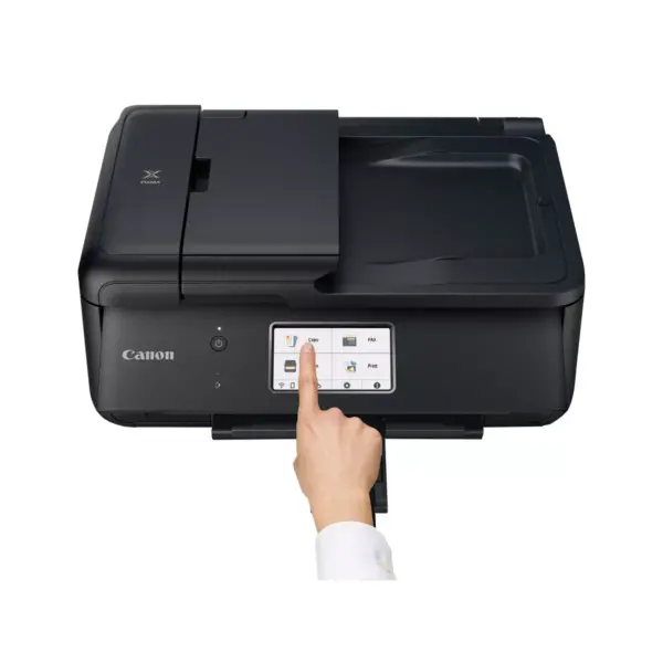 Canon PIXMA TR8620 All-In-One Printer For Home Office with Copier, Scanner, Fax, Photo and Document Printing and Mobile Printing - Black