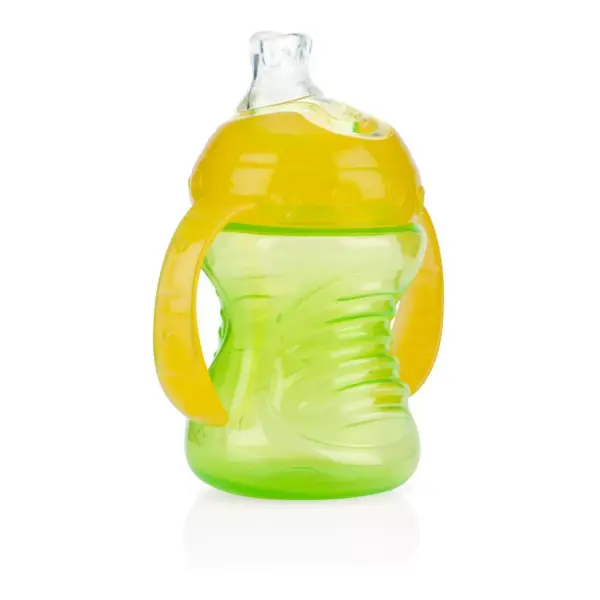 Nuby Bin Cup Super Spout Trainer- 8oz - Colors May Vary