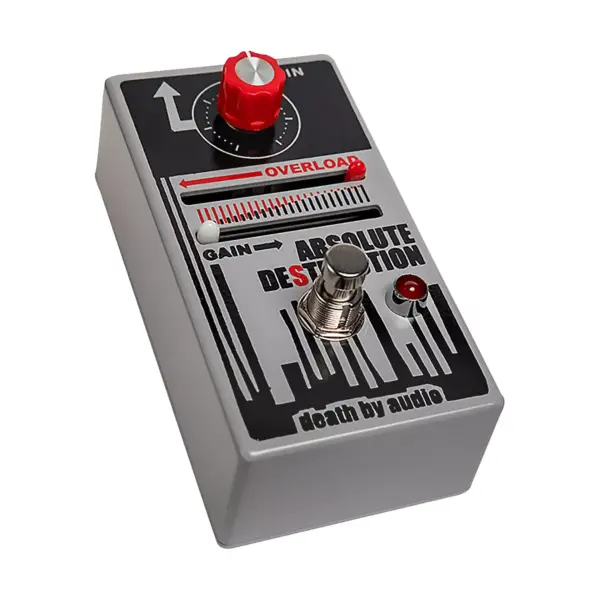 DEATH BY AUDIO Absolute Destruction Overloading Power Amplifier Distortion Effects Pedal Gray