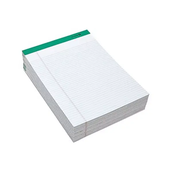 MyOfficeInnovations Notepads 8.5" x 11.75" Narrow White 50 Sh./Pad 12 Pads/PK (21675) 354744