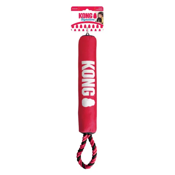 KONG Signature Stick Dog Toy - Red