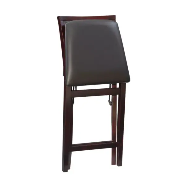 25" Torrin Folding Counter Height Barstool Espresso - Linon