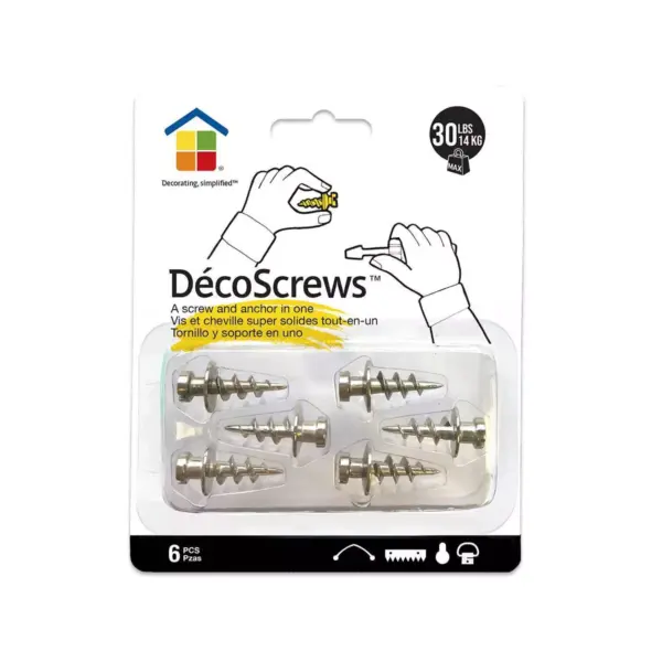 Under the Roof Decorating Screws Nickel Sampler Pack