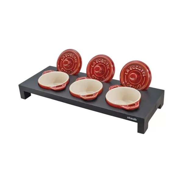 Staub Wood Mini Cocotte Stand - Black