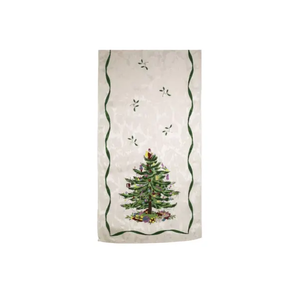 Avanti Spode Tree Green 90" Runner - Multicolored