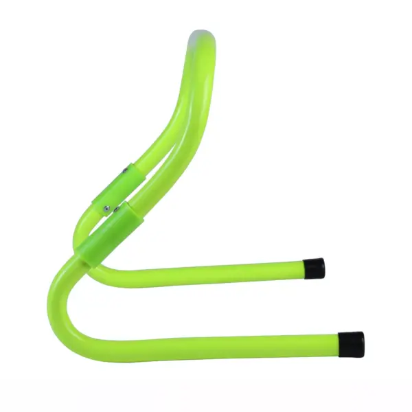 HolaHatha Football and Soccer Training Sports Equipment Speed Agility Hurdle 8 to 11.8 Inch Height Adjustable, Easy Storage, Bright Green