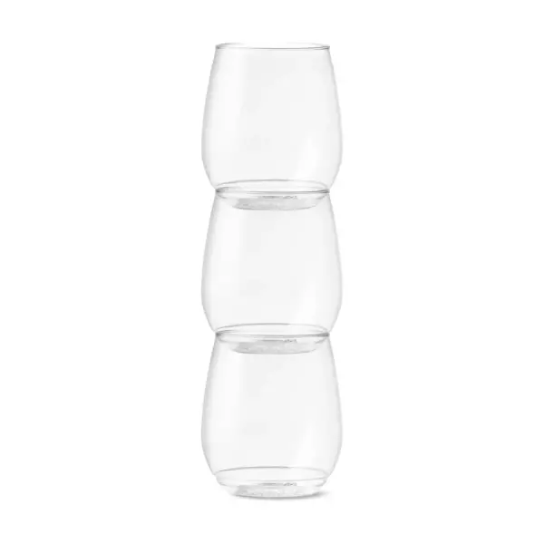 14oz Vino Plastic Wine Glasses Set of 48 Clear - TOSSWARE