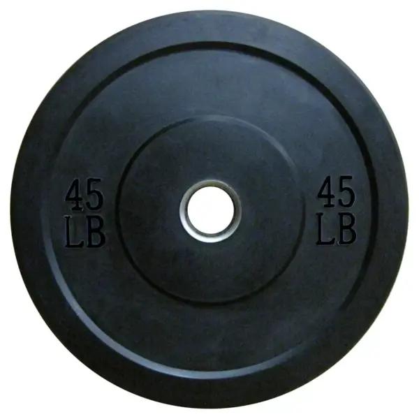 Lifeline Olympic Rubber Bumper Plate 45lbs