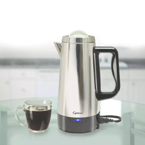 Capresso 12-Cup Percolator Coffee Maker - Stainless Steel 405.05