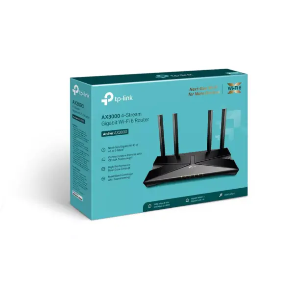 TP-Link AX3000 WiFi 6 Dual Band Router