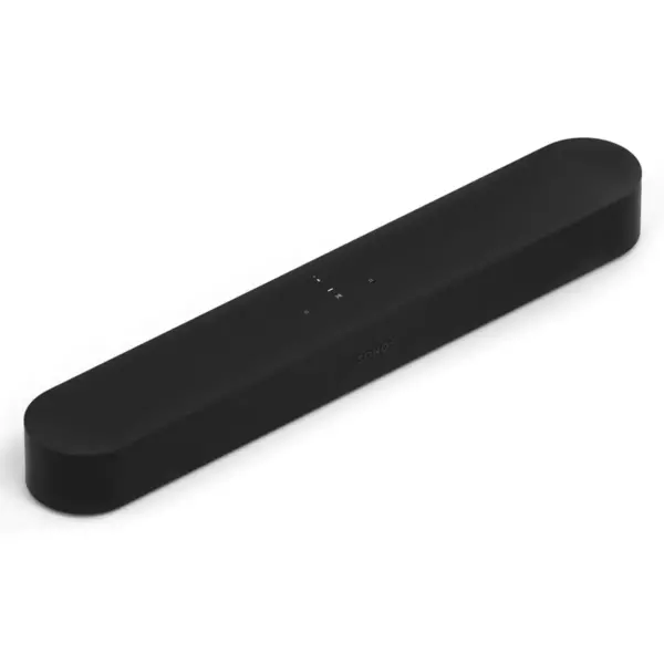 Sonos Beam Compact Smart Sound Bar with Flexson TV Mount Attachment (Black)