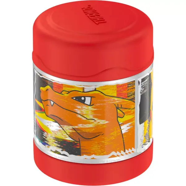 THERMOS FUNTAINER 10 Ounce Stainless Steel Kids Food Jar, Pokémon