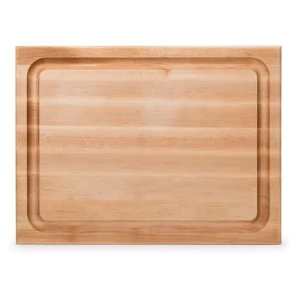 John Boos Block 15 Inch Wide Reversible Cutting/Carving Board with Juice Groove, 20 x 15 x 1.5 Inch, Solid Maple Wood