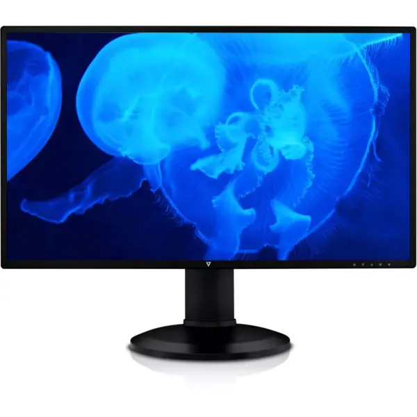 V7 L27HAS2K-2N 27 Inch 2K WQHD 2560 x 1440 6ms 60Hz 16:9  Widescreen LED LCD IPS Monitor - Black