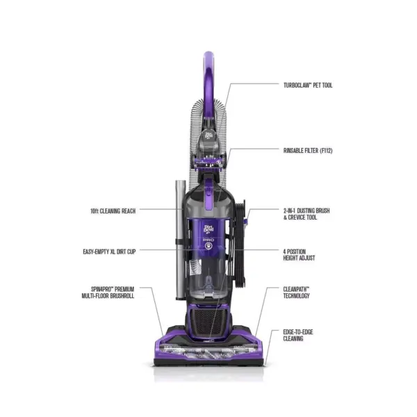 Dirt Devil Endura Pro Pet Bagless Upright Vacuum Cleaner - UD70188