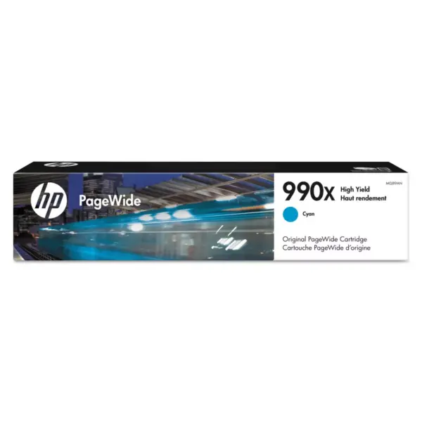 HP Inc. HP 990X (M0J89AN) High Yield Cyan Original Ink 16000 Page-Yield