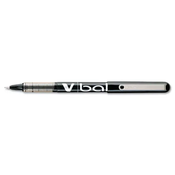 Pilot VBall Liquid Ink Roller Ball Stick Pen Black Ink .7mm Dozen 35112