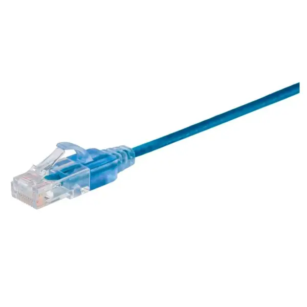 Monoprice Cat6A Ethernet Network Patch Cable - 20 Feet - Multi Color | 10 Pack, 10G - SlimRun Series