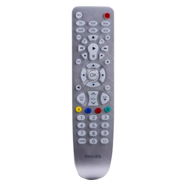 Philips 6 Device Elite Backlit Remote Control - Brushed Silver