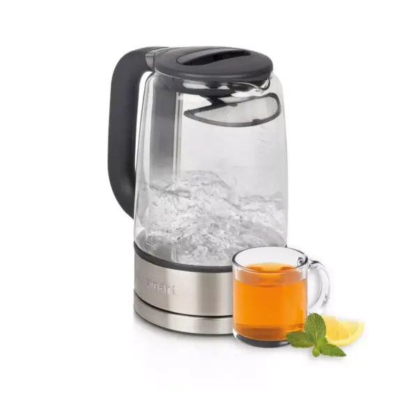 Cuisinart 1.7L Cordless Glass Electric Kettle - Stainless Steel - GK-17