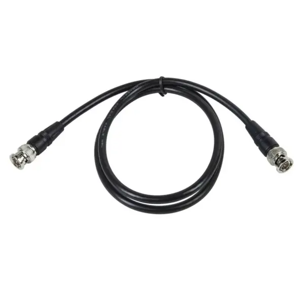 Monoprice Video Cable - 3 Feet - Black | BNC male to BNC male, RG59u, 75ohm Coaxial Cable