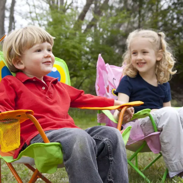 Melissa & Doug Sunny Patch Bella Butterfly Outdoor Folding Lawn and Camping Chair with Carrying Case