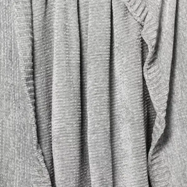 60"x50" Shiny Chenille Throw Blanket Light Gray - Project 62™