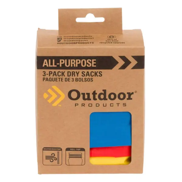 Outdoor Products All Purpose Dry Sacks - 3pk