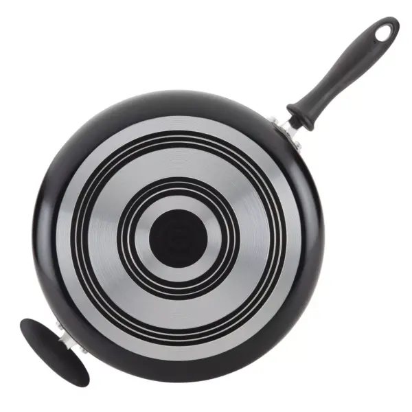 Farberware Reliance 6qt Covered Saute Pan with Helper Handle Black