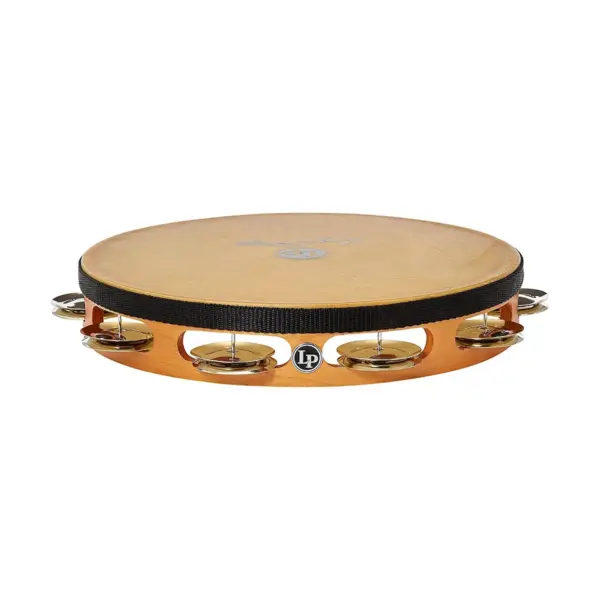 LP Lenny Castro Signature Headed Tambourine with Bag 10 in.