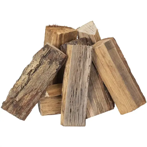 Smoak Firewood Indoor Outdoor Kiln Dried Cooking Grade 16 Inch Wood Logs For Meat Smoker Box, Grill, Stove, Chimney, & Pizza Oven, Hickory, 60-70 lbs