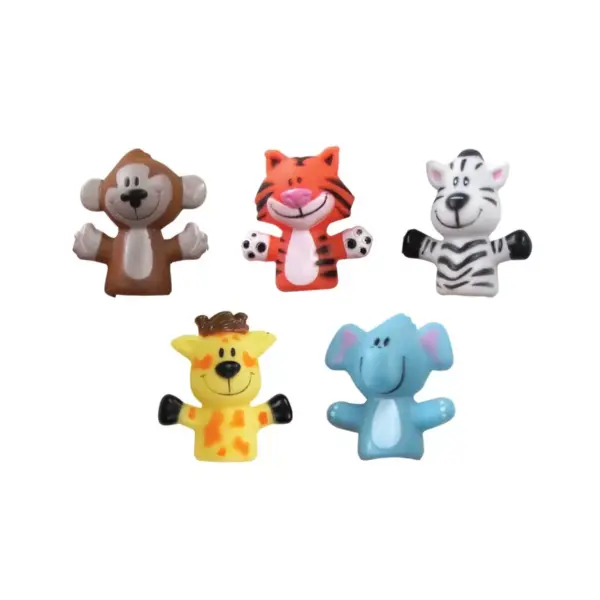 Playtex Safari Animal Bath Finger Puppets - 5pk