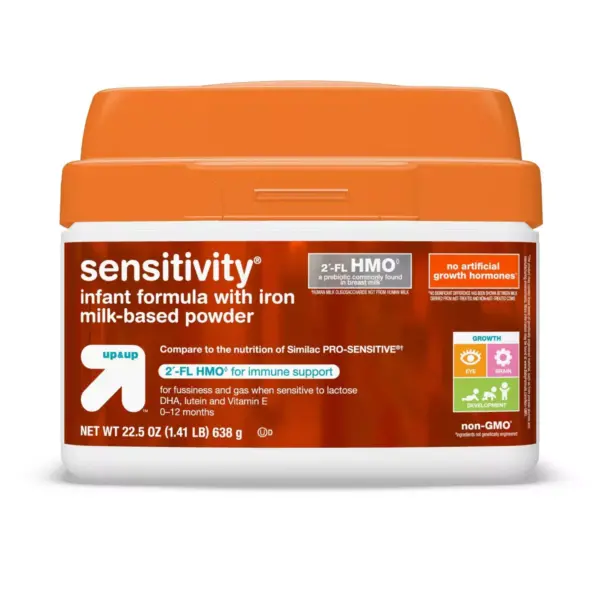 Sensitivity HMO Infant Formula with Iron Powder - 22.5oz - up & up™