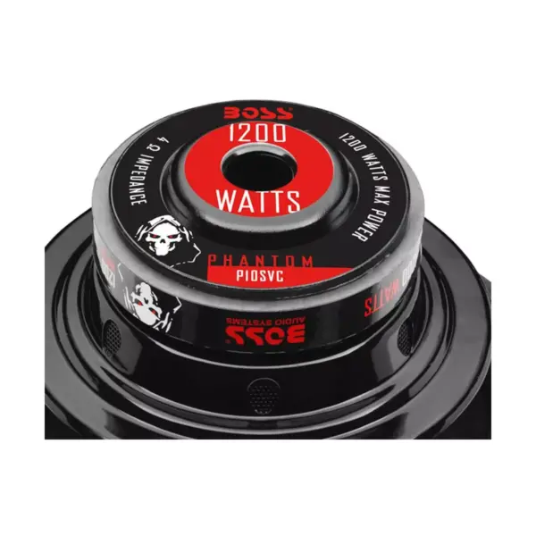 Boss Audio 10-Inch Single Voice Coil 4-Ohm 1200 Watt Subwoofer Sub | P10SVS