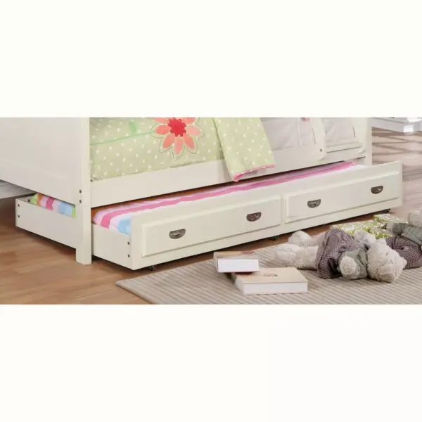 Kids' Novak Trundle White - ioHOMES