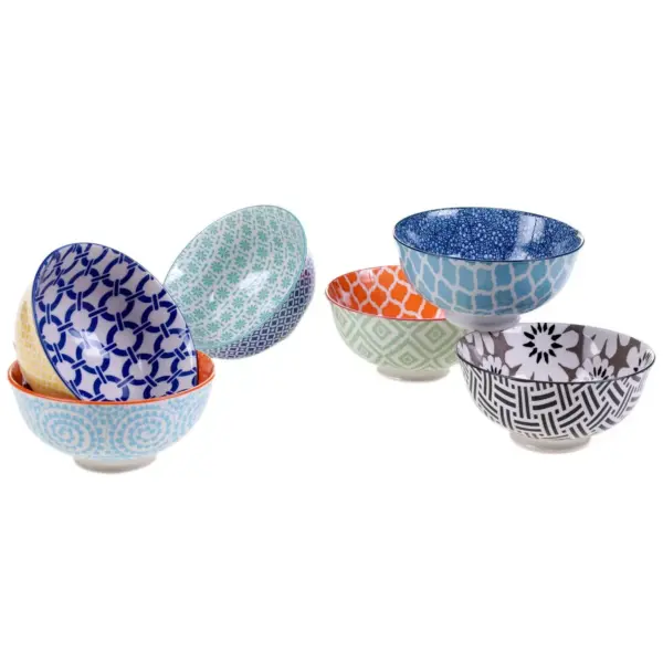 10oz 6pk Porcelain Chelsea Snack Bowls - Certified International