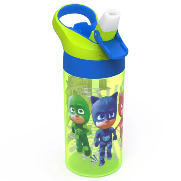 PJ Masks 17.5oz Plastic Water Bottle - Green/Blue - Zak Designs